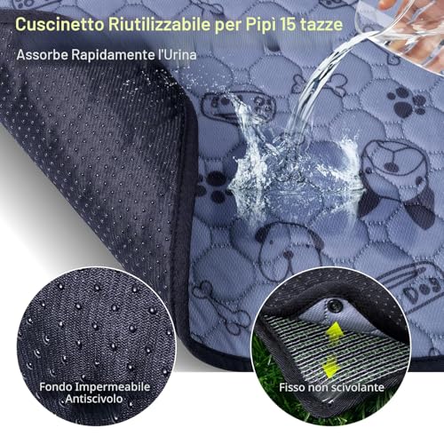 Dog Litter Tray 81 x 60 cm with Artificial Grass Highly Permeable Puppy Cat Litter Box Washable Reusable for Indoor Outdoor