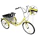 Domingo Petrucci Adult Tricycle Trike 26 inch Cruise Bike Three-Wheeled Bicycle with Large Size Basket for Recreation, Shopping, Exercise Men’s Women’s Bikethumb 2