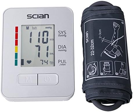 COOLYOO Blood Pressure Monitor for Upper Arm 90 Memory with IHB and WHO Indicater