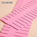 ShineMe Drawer Dividers 8pcs Adjustable Plastic Divider Household Storage Thickening Sub-Grid Finishing Shelves for Home Tidy Closet Stationary Makeup Socks Underwear Scarves Organizer (Pink)