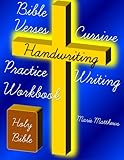 Bible Verses Cursive Handwriting Practice Writing Workbook