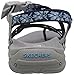 Skechers Women's Reggae-Luau Toe Ring Sandal,Navy/Blue,7 M US