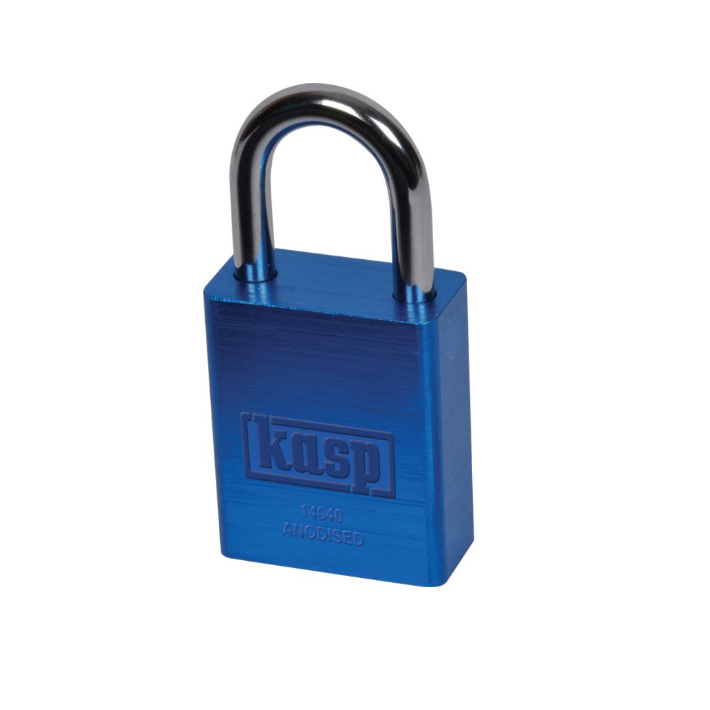 Kasp K14040BLUD 40 mm Aluminium Pad Lock - Blue