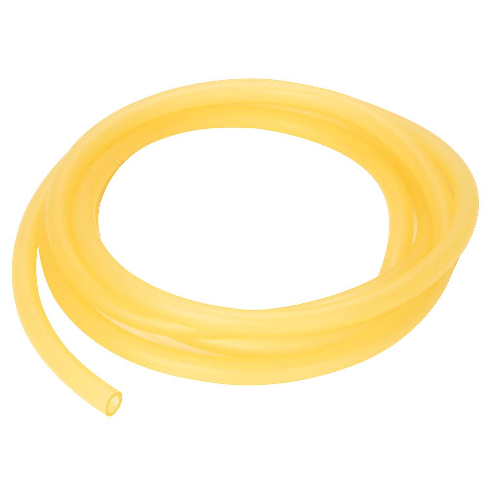StonyLab Rubber Tubing, Pure Latex Amber Tubing Natural Rubber Tube 7/16 inch (12 mm) OD 5/16 inch (8 mm) ID Highly Elastic and Strong, 3 Meter