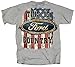 Joe Blow Ford Country American Flag T-Shirt-large