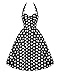 Lionstill Women's 1950s Vintage Polka Dot Rockabilly Swing Dresses