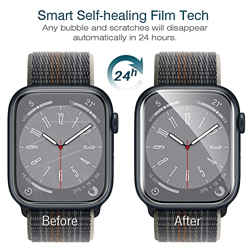 LK 6 Pack for Apple Watch 41mm / 40mm Screen Protector (Series 8 & 7
