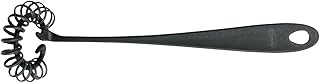 Fiskars Spiralbesen, Länge: 28 cm, Ø 7 cm, Kunststoff, Essential, Schwarz, 1023809
