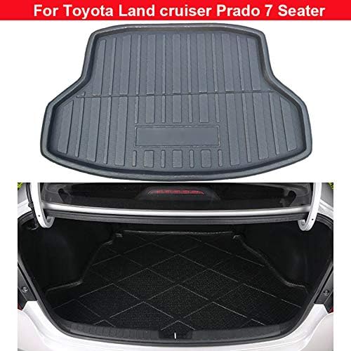 Yonghai 1pcs New Boot Mat Boot Tray Rear Trunk Cargo Liner Cargo Mat Car Rear Luggage Cover Mat For Land cruiser Prado 7 Seater 2010 2011 2012 2013 2014 2015 2016 2017 2018 2019 2020 2021