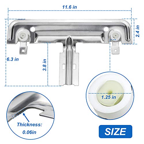 W10712395 Dishwasher Upper Rack Adjuster Metal Kit,Replace W10350375