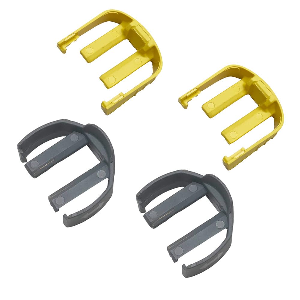 INF 4 Pack Pressure Washer C-Clips, for Karcher K2/K3/K4/K5/K6/K7, Clamps for Flushing Handle clamp Hose, 4 × ABS Quick Release Fasteners for High Pressure Cleaner Accessories, 4.2 x 4.2 + 3.5 x 3 cm