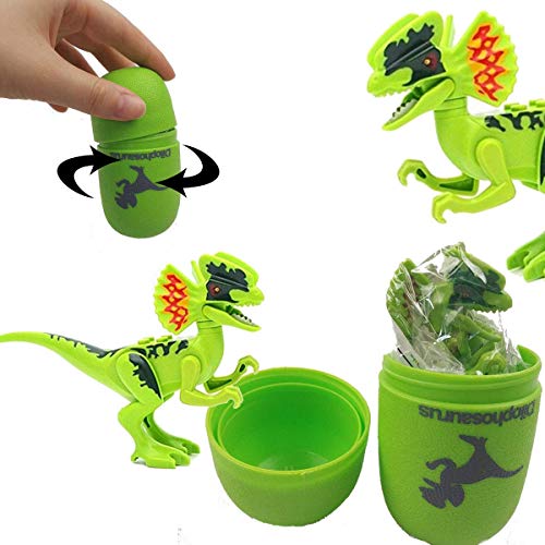 4 Dinosaur+Building+Blocks+Figures+Toys+5