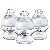 Tommee Tippee Closer to Nature Anti-Colic Bottles, 5 Ounce, 3 Count (Packaging may vary)