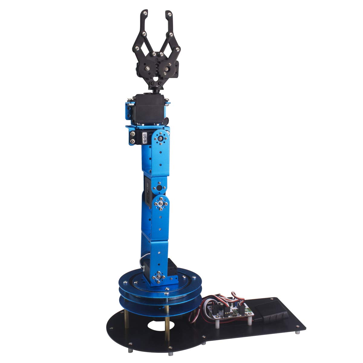 LewanSoul Robotic Arm Kit 6DOF Programming Robot Arm with 5 Servo, Handle, Mechanical Claw and More, PC Software APP Control with Tutorial - Image 3