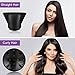 JINRI Negative Ion Hair Dryer with Diffuser | Professional 1875W Ceramic Tourmaline Anti-frizz | Extra-Fast Far Infrared Blow dryer with Quiet Salon-Grade Motor