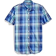 Goodthreads Men's Short-Sleeve Large-Scale Plaid Shirt