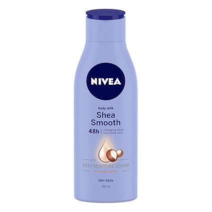 Nivea Smooth Milk Body Lotion for Dry Skin, 200ml