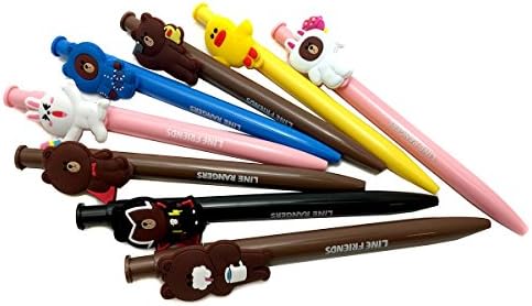 Line Character Line Friends mascot 8Pcs Ballpoint Pen