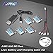 JJRC H20 RC Hexacopter Part 3.7V 150mAh 30C Li-po Battery and Charging Cable Set