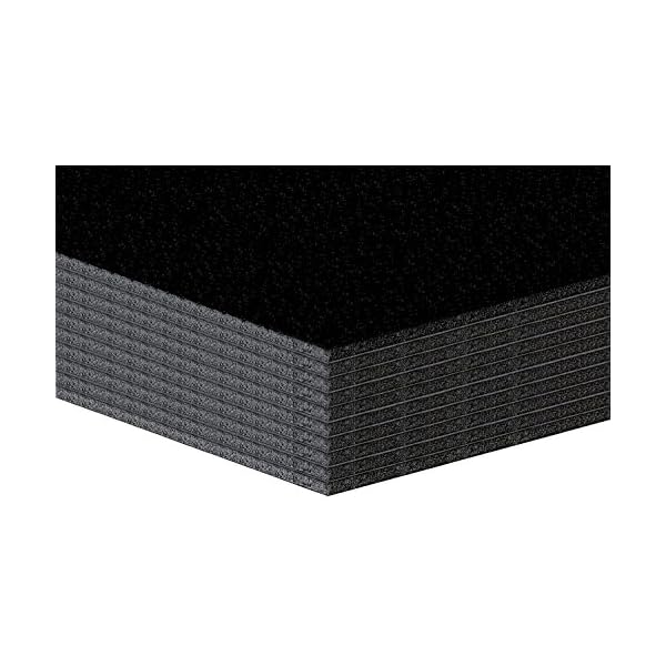 10 Stück Leichtschaumplatten, Leichtstoffplatten 5mm SCHWARZ Format: A3 (29,7x42cm)