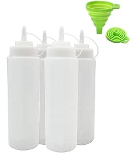 clear squirt bottles