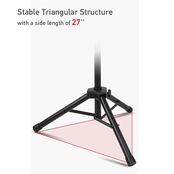 STARLINK GEN 3 TRIPOD STAND, ADJUSTABLE HEAVY DUTY STAND MOUNT, COMPATIBLE WITH STARLINK GEN 3/V4,STARLINK STANDARD KICKSTAND DISH, -2 TO 4.5-FEET, INCLUDES SLIDE-IN PIPE ADAPTER
