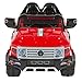 Best Choice Products 12V Kids Battery Powered RC Remote Control Truck SUV Ride-On Car w/ 2 Speeds, LED Lights, MP3, AUX Cord - Red
