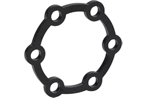 Aluminum Alloy 6-Hole Hub Brake Disc Spacer for Electric Scooters and Mountain Bikes – 60x60x6mm, 4–11g, Compatible with 44mm