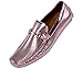 Amali Men’s Perforated Patent Driving Moccasin Loafer Shoe: Style Rila