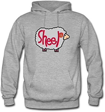 ZJING Men's Sheep are Grazing Long Sleeve Hoodie