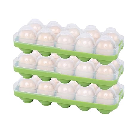 Huevo de almacenamiento caja nevera huevo de conservación, caja de ...