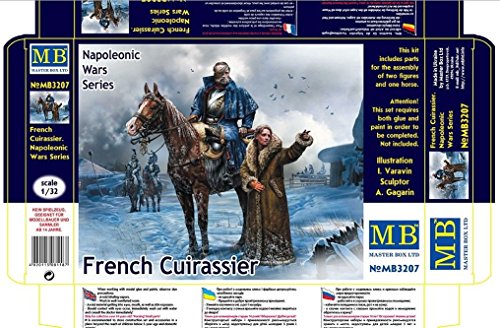 FRENCH CUIRASSIER NAPOLEONIC WARS SERIES 1/32 MASTER BOX 3207