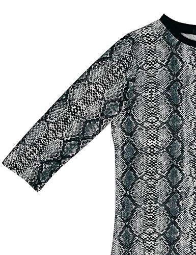 image for BMJL Women's Casual Cute Shirts Leopard Print Tops Basic Short Sleeve 