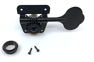 Wilkinson WJBL-200 Vintage Style Bass Machine Heads Set of 4, Black