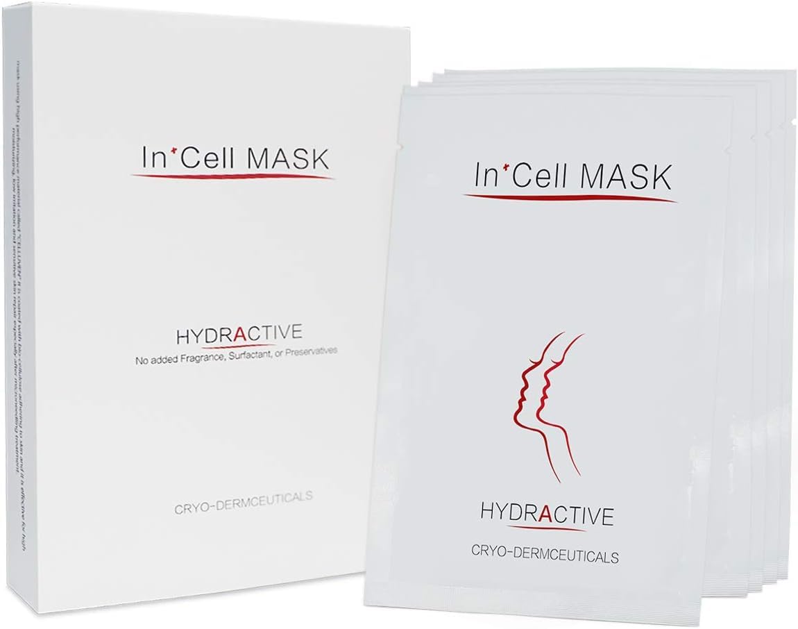 KOI BEAUTY Derma roller Mask Facial Sheets after microneedling, Collagen Essence Hyaluronic Acid Repair Face Mask for All Skin Types, Soothing Reduce Redness and Stinging Feeling (5 pcs）