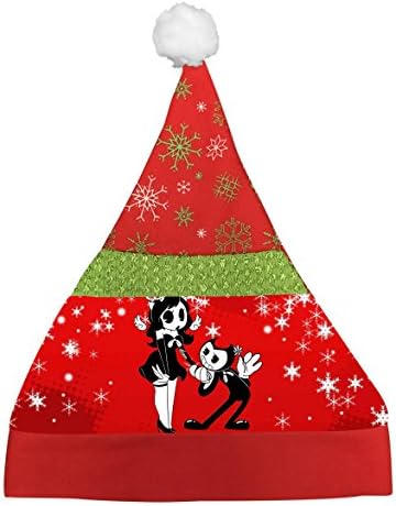 UYBND89 Christmas Holiday Xmas Cap For Santa Claus Gifts Alice angel-Bendy For Adult And Children