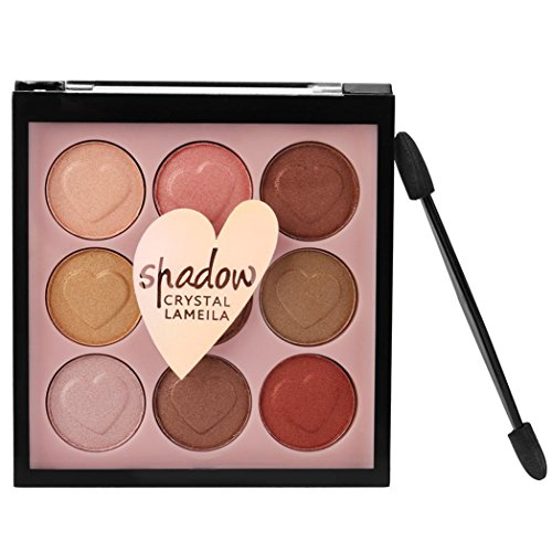 Beauty Glazed Eyeshadow Palette Ultra Pigmented Mineral Pressed Glitter Make Up Eye Shadow Powder Flash Make Up Kit (Multicolor D)