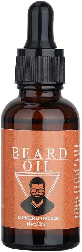 Mens Beard Oil, Lightweight and Non Greasy Restore Beard Shine and Smooth beard Moisturizer Solve Frizz Oil Beard Perfect Holiday Gift for Men
