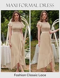 BeryLove Prom Dresses for Women Wedding Guest