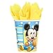 8 Count Mickey's 1st Birthday Cups, 9-Ounce, Blue