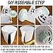 DJ LED Mask - Music Festival Party Light Up Mask Cosplay Costume - Carnaval Halloween Disco Headgear Prop Latex Full Head Hat - Carnival DJ Helmet White