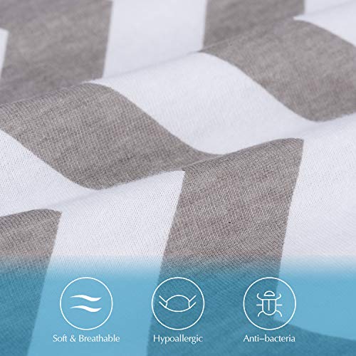 Momcozy Universal Bassinet Sheets Set 2 Pack For Boys Girls Soft