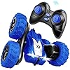 Swonuk-Remote-Control-Car-for-6-12-Years-Old-Kids-2-in-1-Tire-Switching-RC-Stunt-Car-4WD-24Ghz-Double-Sided-Tumbling-Stunt-Car-360-Flips-RC-Tracked-Vehicle-for-Boys-Girls-Gift-Blue Swonuk Remote Control Car for 6-12 Years Old Kids, 2 in 1 Tire Switching RC Stunt Car 4WD 2.4Ghz Double Sided Tumbling…