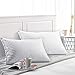 VECELO Hotel Bed Pillows for Sleeping 2 Pack 100% Hypoallergenic, Supportive Neck Pain Relief, Soft Plush Fiber Fill for Side/Back Sleeper Queen, White 2 Count
