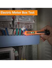 ILINKMUCH   Comprobador de voltaje sin contacto, detector de voltaje eléctrico, 12   1000 V CA, comprobador eléctrico, medidor digital de voltios con alarma modo Live Null