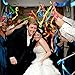 30pcs Ribbon Wands Party Streamers Wedding Party Activities (Peach)
