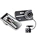 Sebikam Full HD Car Dash Cam, 1080p Front Rear 290 Degree Super Wide Dashboard Camera with 4 Inches Screen, G-Sensor, Parking Mode, Loop Recording, Night Mode