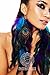 Fashmorous Peacock Feather Earrings Long Feather Earrings for Women Feather Earrings Purple