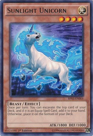 Yu-Gi-Oh! - Sunlight Unicorn (BP03-EN064) - Battle Pack 3: Monster League - 1st Edition - Rare