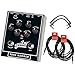 Aguilar Tone Hammer 3-Band Preamp/DI, Stomp Box, Overdrive Bass Pedal w/ 4 Cables